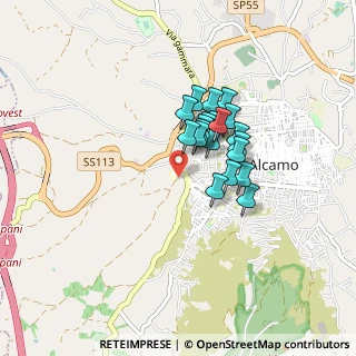 Mappa Via Carlo Goldoni, 91011 Alcamo TP, Italia (0.659)