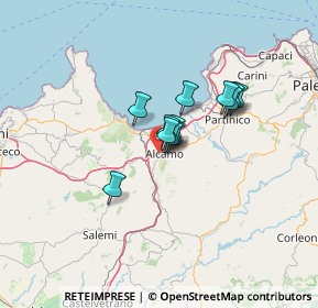 Mappa Via Carlo Goldoni, 91011 Alcamo TP, Italia (8.96333)