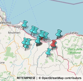 Mappa Via Giuseppe Navarra, 90018 Termini Imerese PA, Italia (9.76111)