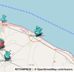 Mappa Via Cesare Battisti, 70042 Mola di Bari BA, Italia (6.262)
