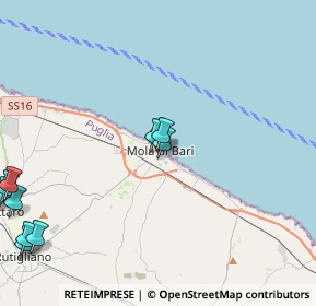 Mappa Via Cesare Battisti, 70042 Mola di Bari BA, Italia (6.52818)