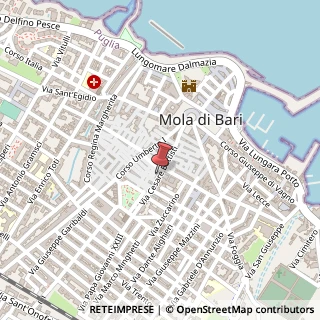 Mappa Via Cesare Battisti, 81, 70042 Mola di Bari, Bari (Puglia)