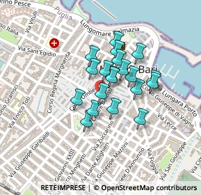 Mappa Via Cesare Battisti, 70042 Mola di Bari BA, Italia (0.1595)