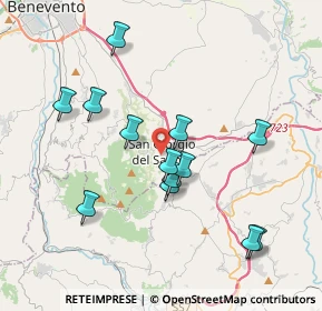 Mappa Via Baldassarre, 82018 San Giorgio del Sannio BN, Italia (3.88385)