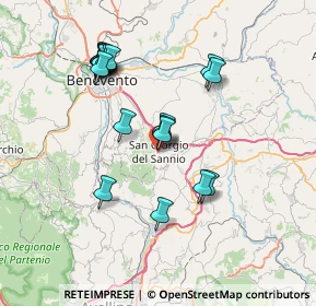 Mappa Via Baldassarre, 82018 San Giorgio del Sannio BN, Italia (7.6835)