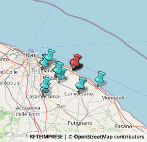 Mappa Via Ciro Menotti, 70042 Mola di Bari BA, Italia (8.67813)