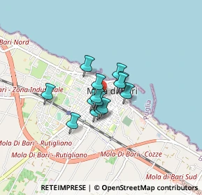 Mappa Via Giuseppe Verdi, 70042 Mola di Bari BA, Italia (0.49143)