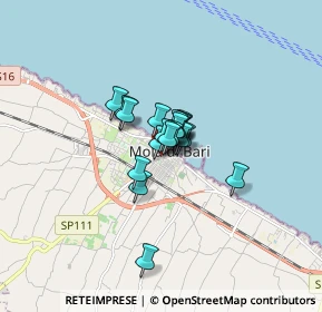 Mappa Via Francesco Crispi, 70042 Mola di Bari BA, Italia (0.798)