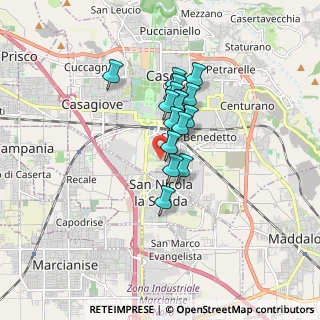 Mappa Via Elpidio Jenco, 81100 Caserta CE, Italia (1.24938)