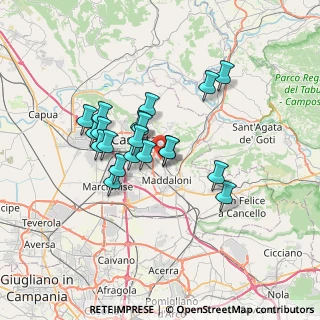 Mappa Via Bersaglia Comunale, 81100 Caserta CE, Italia (5.929)
