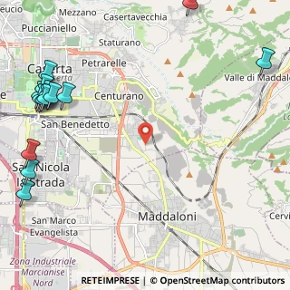 Mappa Via Bersaglia Comunale, 81100 Caserta CE, Italia (3.71071)