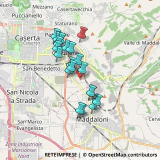 Mappa Via Bersaglia Comunale, 81100 Caserta CE, Italia (1.6105)