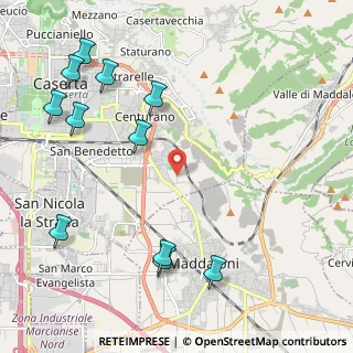 Mappa Via Bersaglia Comunale, 81100 Caserta CE, Italia (2.90182)