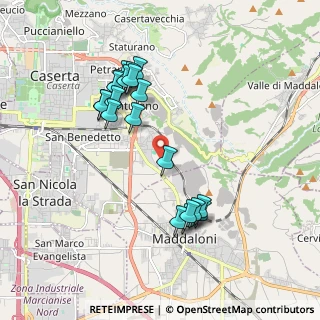 Mappa Via Bersaglia Comunale, 81100 Caserta CE, Italia (1.985)