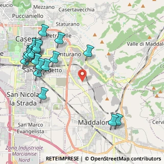 Mappa Via Bersaglia Comunale, 81100 Caserta CE, Italia (2.8375)