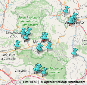 Mappa Via San Martino, 82016 Montesarchio BN, Italia (9.0665)