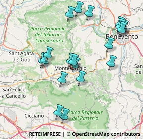 Mappa Via San Martino, 82016 Montesarchio BN, Italia (8.861)