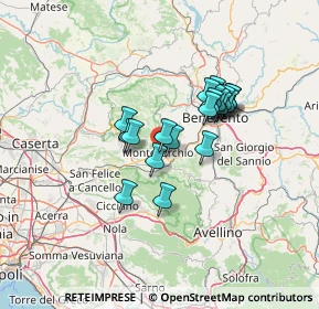 Mappa Via San Martino, 82016 Montesarchio BN, Italia (10.694)