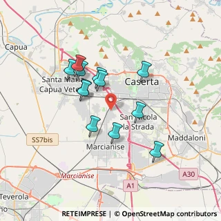 Mappa Via Milano, 81020 Recale CE, Italia (3.20667)