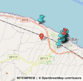 Mappa C.da Scannacinque, 70042 Mola di Bari BA, Italia (2.0525)