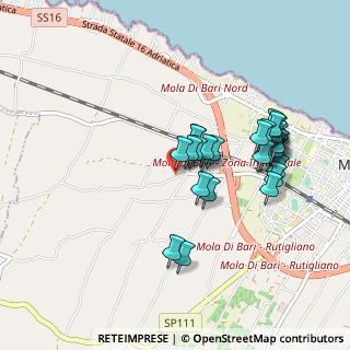 Mappa C.da Scannacinque, 70042 Mola di Bari BA, Italia (0.94333)