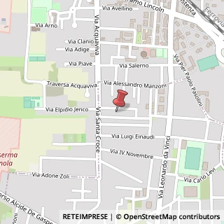 Mappa Via Ugo la Malfa, 20, 81020 San Nicola la Strada, Caserta (Campania)