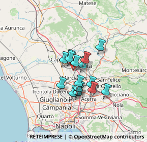 Mappa Via Garigliano, 81047 Macerata Campania CE, Italia (9.36)