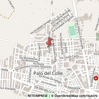 Mappa Via Vecchia Bitonto, 54, 70027 Palo del Colle, Bari (Puglia)