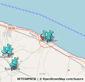 Mappa Mola Di Bari, 70042 Mola di Bari BA, Italia (5.51667)