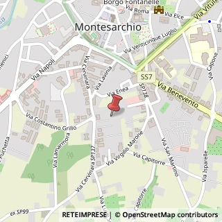 Mappa Via Cervinara, 49, 82016 Montesarchio, Benevento (Campania)