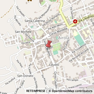 Mappa Corso Caudino, 46, 82011 Airola BN, Italia, 82011 Airola, Benevento (Campania)