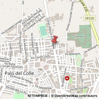Mappa Corso Vittorio Emanuele,  114, 70027 Palo del Colle, Bari (Puglia)