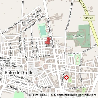 Mappa Via della Repubblica, 42, 70027 Palo del Colle, Bari (Puglia)