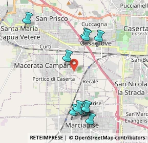 Mappa Via Madre Teresa di Calcutta, 81047 Macerata Campania CE, Italia (2.38833)