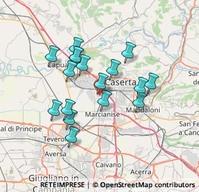 Mappa Via Madre Teresa di Calcutta, 81047 Macerata Campania CE, Italia (6.45706)