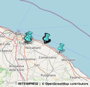 Mappa Via Luigi Settembrini, 70042 Mola di Bari BA, Italia (6.72353)