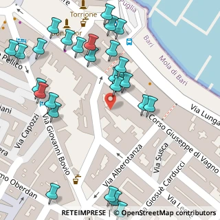 Mappa Via Luigi Settembrini, 70042 Mola di Bari BA, Italia (0.075)