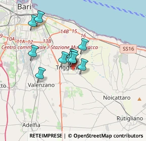 Mappa Via della Fontana, 70019 Triggiano BA, Italia (2.66091)