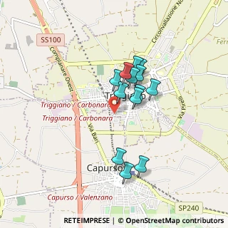 Mappa Via Carlo Cattaneo, 70019 Triggiano BA, Italia (0.74538)