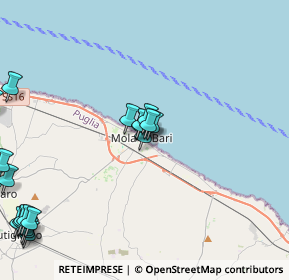 Mappa Via Lungara Porto, 70042 Mola di Bari BA, Italia (6.068)