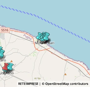 Mappa Via Gambatesa, 70042 Mola di Bari BA, Italia (4.8265)