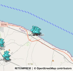 Mappa Via Gambatesa, 70042 Mola di Bari BA, Italia (4.81143)