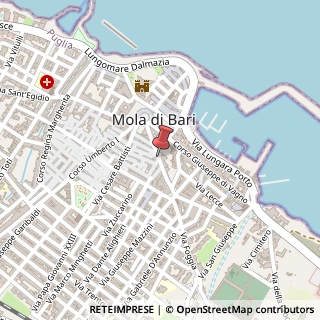 Mappa Via Giovanni Bovio, 39, 70042 Mola di Bari, Bari (Puglia)