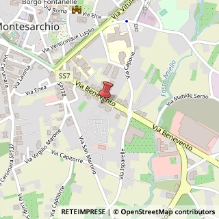 Mappa Via Benevento, 14, 82016 Montesarchio, Benevento (Campania)