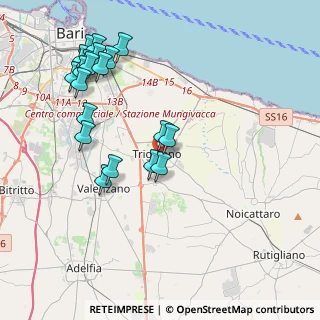 Mappa Via Enrico de Nicola, 70019 Triggiano BA, Italia (4.802)