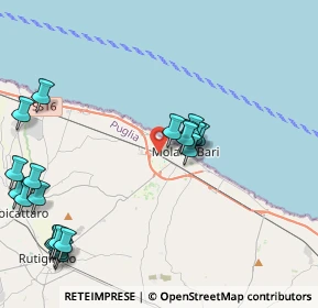 Mappa Via Madre Teresa di Calcutta, 70042 Mola di Bari BA, Italia (5.494)