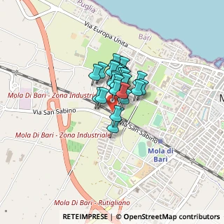 Mappa Via Madre Teresa di Calcutta, 70042 Mola di Bari BA, Italia (0.23667)