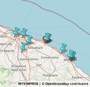 Mappa Via Madre Teresa di Calcutta, 70042 Mola di Bari BA, Italia (14.23545)