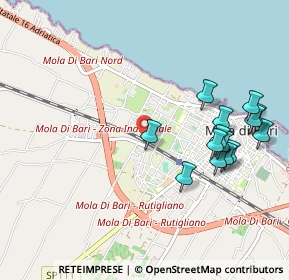 Mappa Via Madre Teresa di Calcutta, 70042 Mola di Bari BA, Italia (1.13857)