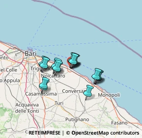 Mappa Corso Regina Margherita, 70042 Mola di Bari BA, Italia (9.60368)